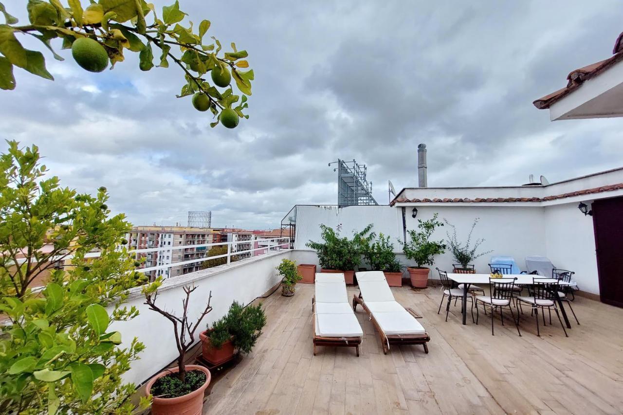Appartamento Ych-Elegante Attico Vicino Marconi Roma Esterno foto